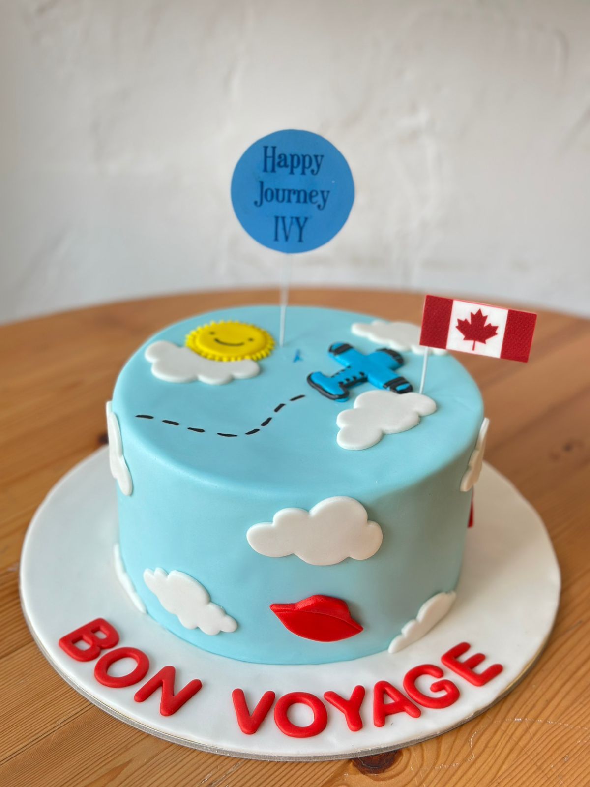 Farewell Cake-Bon Voyage